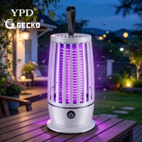 Lampe anti-moustiques LED rechargeable par USB GECKO YPD LITIAN, portable, en plastique écologique, facile à nettoyer