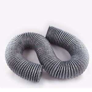 PVC Telescopic Composite Exhaust Duct 10m Flexible Round Aluminum Foil Cloth Kitchen Ventilation Hose Industrial HVAC Parts - Product Image 3