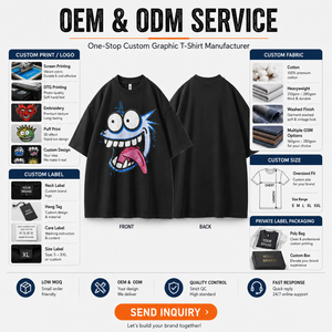 OEM Custom Manufacturer Wholesale Graphic Print Streetwear Oversized Heavyweight Extreme Cropped Dropped Shoulder Men <strong>T</strong> <strong>Shirt</strong> - Product Image 5