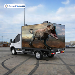 CanbestモバイルLED3面小型トラックディスプレイバッテリー駆動シームレス屋外<span class=keywords><strong>LED</strong></span>ボックススクリーン広告<span class=keywords><strong>LED</strong></span>スクリーンコンテナ - Product Image 1