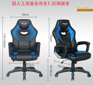 Silla de Juego Ergonómica, Silla de Oficina Estilo Racing, Diseño Industrial, Acero Inoxidable, Silla de Juego <span class=keywords><strong>Secret</strong></span> <span class=keywords><strong>Lab</strong></span> con Cuero - Product Image 5