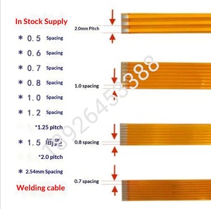 สายริบบิ้นเชื่อม FPC ระยะพิทช์ 0.7/0.8/1.0/2.0 3P-50 พิน ความยาว 10-200 ผลิตในจีน สำหรับใช้ในอุปกรณ์อิเล็กทรอนิกส์ - Product Image 3