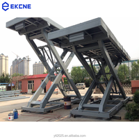 Plateforme élévatrice à ciseaux électrique hydraulique télescopique économique, capacité 5 tonnes, pour marchandises
