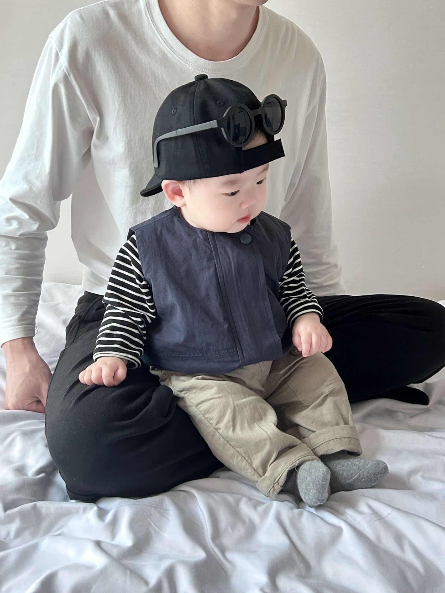 Gilet bleu marine