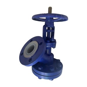 Hot Selling Origina Direct Sales Casting Steel PTFE <b>Sealed</b> Manual Fluorin-lined Plug Valve for Petro-chemical Industry Free Ship - Product Image 1