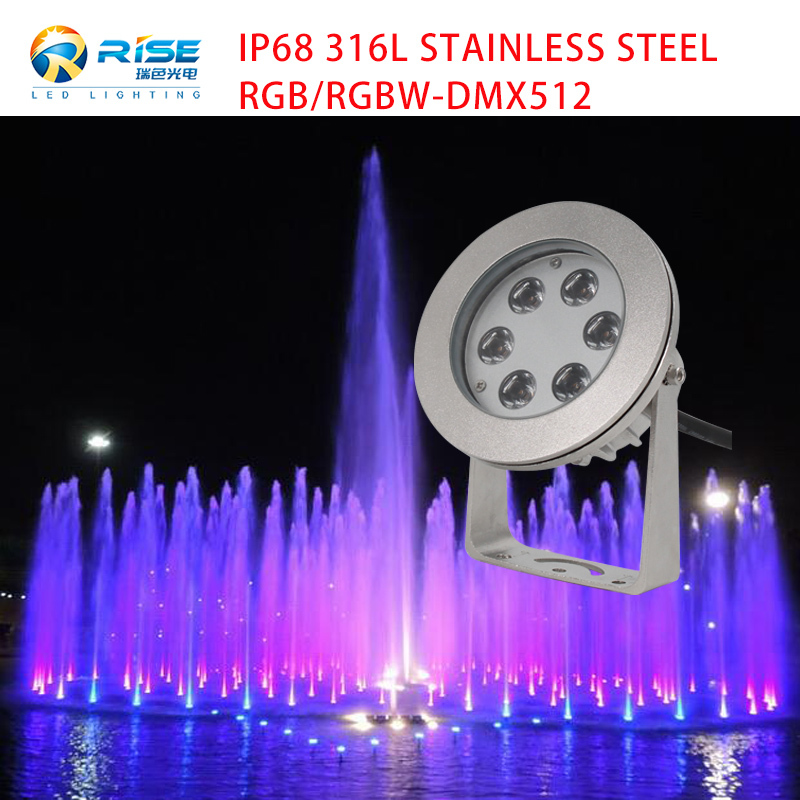 Outdoor Lamp Waterproof IP68 Underwater Lighting for Fountain Lights Led RGB Square Swimming Pool Light
