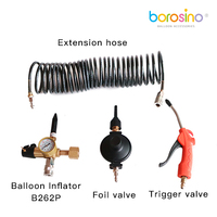 B262P Air Products Plus Valve de charge d'hélium Lagenda Gonfleur de réservoir d'hélium pour régulateur de ballon à hélium
