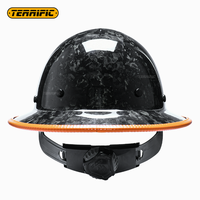 2025 nuevo diseño de cascos protectores casco de seguridad para la construcción fibra de vidrio ala completa redondo industria Sombrero duro logotipo personalizado