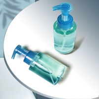 Botol PET Busa Bulat Bahu Rata 350mL Grosir, Leher 42mm untuk Kemasan Kecantikan Pembersih Wajah Mousse