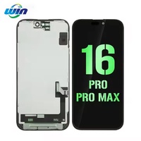 Écran tactile LCD complet pour 16/16 Pro/16 Plus/16PM, technologie IPS OLED 6,1 pouces In-cell, luminosité 400 cd+, garantie 1 an