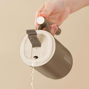 304 Stainless Steel Insulated Mug with Lid High-Appearance Office and Camping Tea Cup Coffee Cup <b>Thermos</b> Cup - Product Image 6