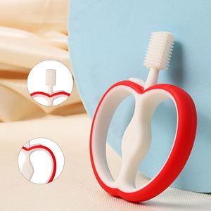 Set de Cepillos de Dientes para Bebés Recién Nacidos, Silicona de Grado Alimenticio, Regalo para Fiestas, Cepillo de Dientes Suave para Entrenamiento Independiente, Cepillo de Dientes para Bebés Moss - Product Image 1