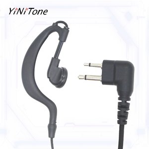 G-Hình dạng móc tai Điện thoại tai nghe m cắm Walkie Talkie mic PTT tương thích Motorola GP88 GP68 CP200 SP21 P040 hai chiều Radio - Product Image 4