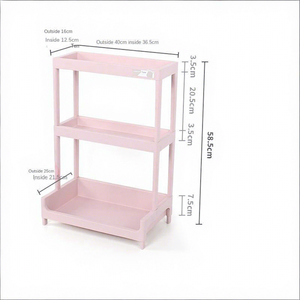 Tx9064 עיצוב חדר אמבטיה, מתלה אחסון שולחן עבודה במשרד, מתלה אחסון, מטבח רב תכליתיים - Product Image 5