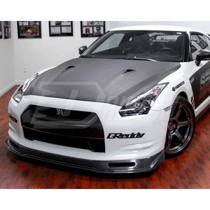 Capucha de fibra de carbono seca de carreras ligera estilo OE para Nissan R35 GTR CBA 2008-2016 - Product Image 6
