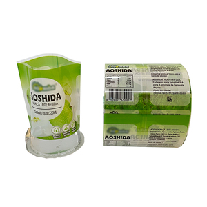 Emballage <span class=keywords><strong>souple</strong></span> en <span class=keywords><strong>PVC</strong></span> personnalisé, film rétractable, étiquette rétractable, <span class=keywords><strong>manchon</strong></span> pour jus, boissons énergisantes, soda, bouteille en plastique rétractable - Product Image 1