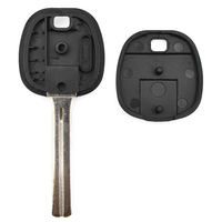Coque de clé de voiture TOY40 à lame vierge pour clés de véhicule, boîtier de télécommande transpondeur, pièces de rechange pour serrurier