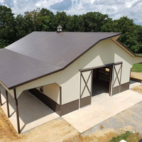 Villa préfabriquée en acier à haute efficacité énergétique |   Résidence métallique isolée pour une vie intelligente en communauté