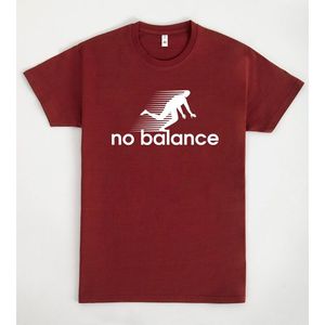 T-Shirt No Balance Rossa in Cotone Unisex, Maglietta Promozionale - Product Image 2