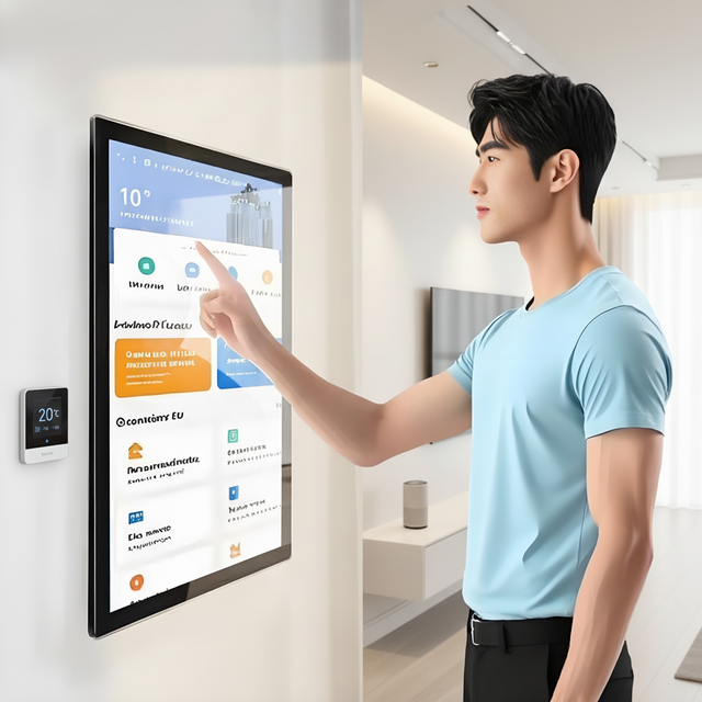 18.5 21.5 23.6 27Inch Wall Mount VESA PCAP Capacitive Android All-in-One PC Smart Home Control Touch Panel LCD Android 13 CE