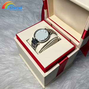 Coffret de montre de luxe, emballage complet avec sac cadeau, porte-cartes, certificat et nœud, boîte cadeau pour montre - Product Image 5