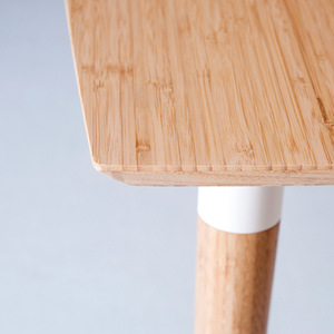 Ensemble table et chaises en bambou Zhuyijia Nan pour petits appartements, style nordique en bois massif pour usage domestique - Product Image 3