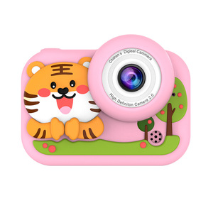 กล้องดิจิตอลสำหรับเด็ก หน้าจอ 2.0 นิ้ว กล้องของเล่นพลาสติกบันทึกวิดีโอ HD พร้อมเลนส์คู่ สำหรับเด็กอายุ 3-6 ปี - Product Image 6