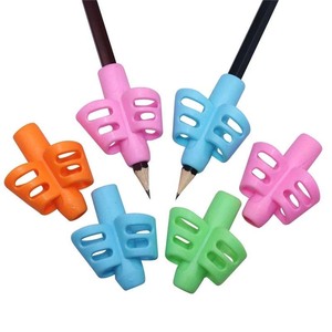 Poignée de stylo en silicone souple pour enfants, correcteur de posture d'écriture, accessoire de papeterie pour étudiants, fourni par l'usine - Product Image 6