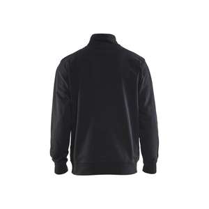 BLAKLADER - 335311589994L Sweat-shirt 2 tons demi-zip Noir/Gris-EAN 7330509456347 WORK HOODIES - Product Image 2