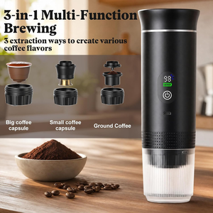 เครื่องชงกาแฟแคปซูลพกพา 3 in 1 รุ่นใหม่ ดีไซน์โรงงาน ผลิตภัณฑ์ปรับปรุงใหม่ แรงดัน 20 บาร์ สำหรับชงกาแฟแบบพกพา - Product Image 1