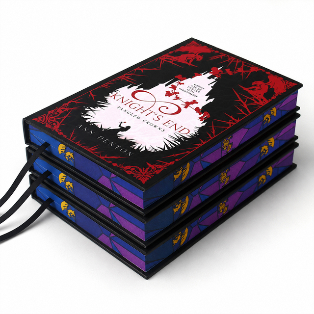 Wholesale Customized Fantasy Novel Hardback Book Printing Premium Deluxe Edition Colored Edges Hardcover Books Factory