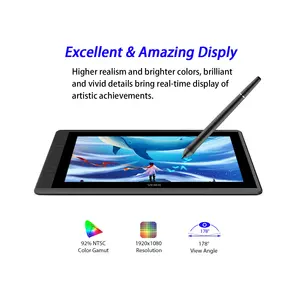 VEIKK VK1560Pro 15.6 Inch Drawing Screen Tablet安いアニメーションバッテリー送料IPSモニターDisplay Digital液晶Graphics Tablet