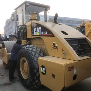 Apisonadora Usada <span class=keywords><strong>Original</strong></span> de Japón CAT CS683E, Maquinaria de Construcción Caterpillar, Apisonadora CAT Usada con el Mejor Precio en Venta - Product Image 3