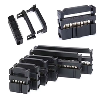 Conector Hembra IDC de 2.0MM de Paso, FC-6/8/10/16/20-40/50 Pines, para Cable Plano, 6p 10p 20p 40p
