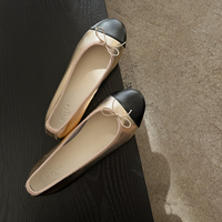 Chaussures plates souples et confortables pour femmes, style classique, avec nœud mignon, coloris assortis, pour le bureau et le quotidien, collection 2026 en promotion