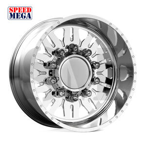 Rines Speedmega de Aleación de Aluminio Forjado 4x4 Todoterreno, Diseño Cóncavo Profundo, 24x12-26x16, PCD 165.1, Pulidos y Brillantes, Mecanizados por CNC para Bronco - Product Image 1