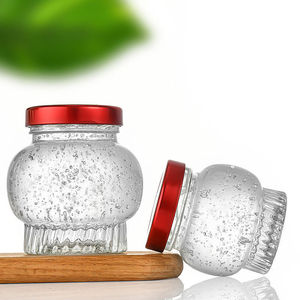 Bon marché Prix Vente en gros Bocal rond transparent de stockage des aliments Bocal <span class=keywords><strong>vide</strong></span> en verre à épices et miel 50ml 100ml <span class=keywords><strong>Mini</strong></span> bocal à <span class=keywords><strong>confiture</strong></span> en verre avec couvercle - Product Image 5