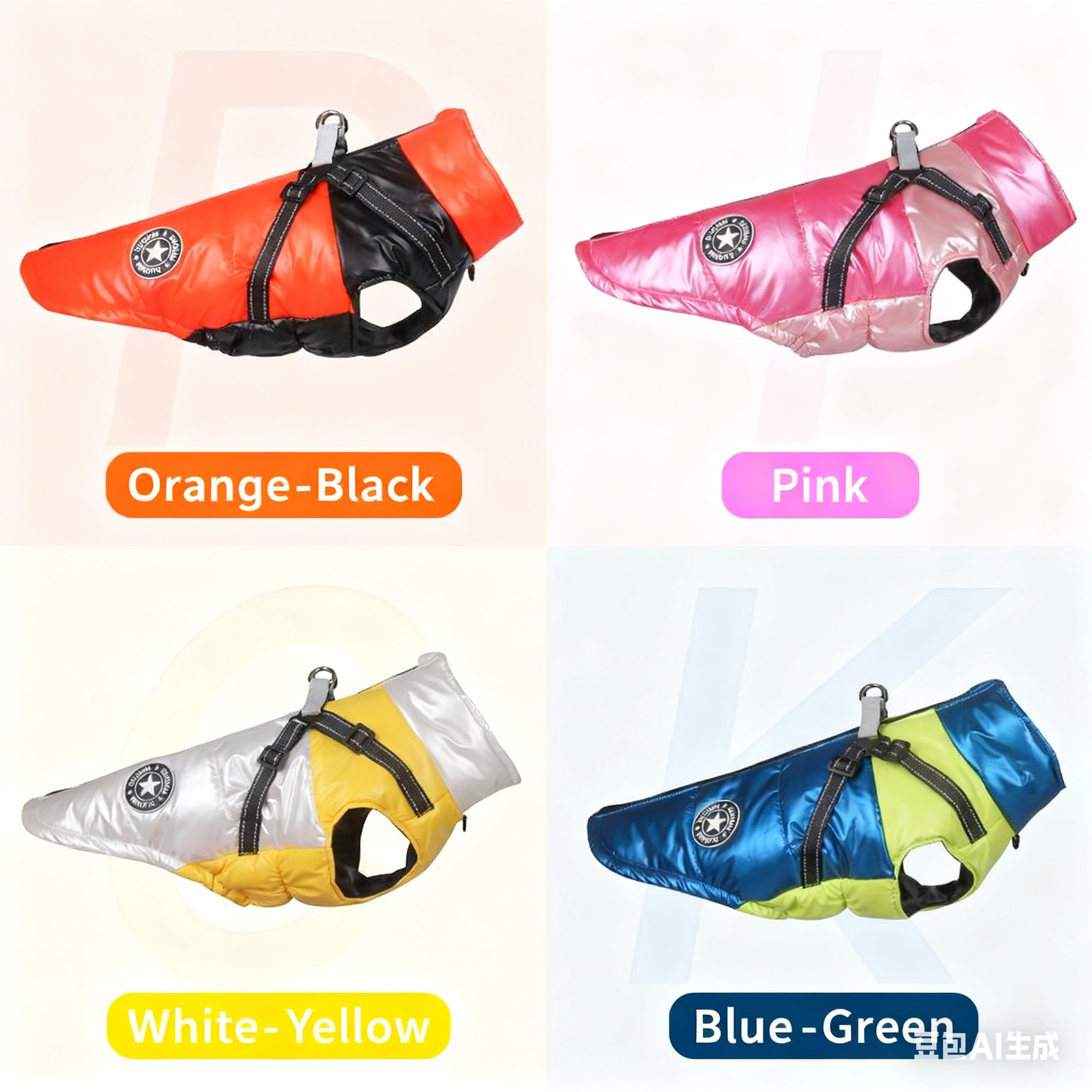 สีขาวและสีเหลือง