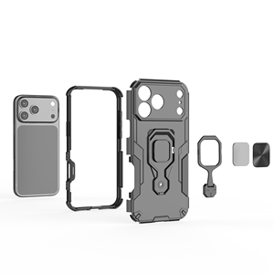Funda Protectora Panther <span class=keywords><strong>II</strong></span> para <span class=keywords><strong>iPhone</strong></span> 17 <span class=keywords><strong>Pro</strong></span> <span class=keywords><strong>Max</strong></span>, 17 Air, 16, 15 <span class=keywords><strong>Pro</strong></span> <span class=keywords><strong>Max</strong></span>, 14 <span class=keywords><strong>Pro</strong></span>, 13, Híbrida de TPU y PC, Antigolpes, con Anillo de Soporte - Product Image 4
