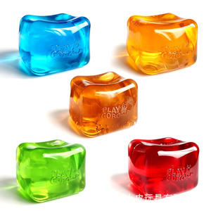 Nuevo producto transfronterizo: Cubo de agua divertido de TPR con forma de fruta para amasar, cubo de malta de rebote lento, juguete antiestrés. - Product Image 2