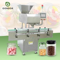 Machine de production de comptage de billes de camphre, de remplissage vibrant de bonbons gélifiés à la vitamine, de comprimés et de capsules de bonbons gélifiés