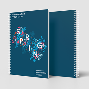 <span class=keywords><strong>A5</strong></span> Xoắn Ốc Tông Bìa Cứng Máy Tính Xách Tay-Biểu Tượng Tùy Chỉnh Mùa Xuân Hoa Kế Hoạch Tùy Chỉnh Tạp Chí - Product Image 2