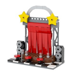 MOC1437 FNAF Game Midnight Bear Small Stage 138 Pezzi Mattoncini con <span class=keywords><strong>Freddy</strong></span>, Blocchi da Costruzione Educativi da Assemblare per Bambini - Product Image 3