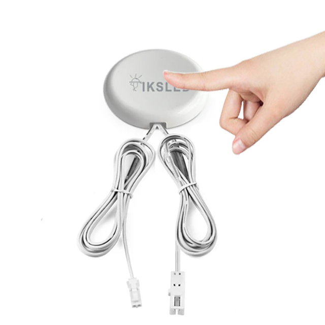 JUCAI JC020 Touch On/Off 4A 5-24V Capacitive Touch Dimmer Sensor Switch PC Aluminium Alloy 1-15cm Sensing Range Smart Touchless