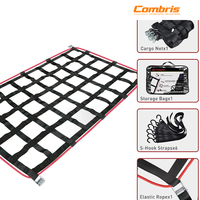 Filet de protection pour rayonnages en polyester enduit de PVC antistatique, robuste, avec maille métallique, imperméable, résistant aux UV et aux déchirures