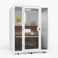 Harga Pabrik Stan Kantor Kedap Suara Dalam Ruangan Ruang Kerja Ruang Suara Modular Stan Studio Kedap Suara dengan Ventilasi