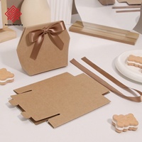 Sacs en papier créatifs Baoren Guangdong OEM pour mariage, emballage cadeau haut de gamme, pétales, ruban, sacs à bonbons, boîte à bonbons vide, impression personnalisée