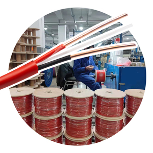 Red 2C 1.5mm2 2.5mm2 rắn đồng trần 2 lõi fplr an ninh báo cháy đánh giá Cáp kháng - Product Image 5