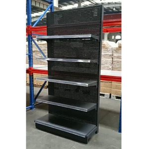 Ánh Sáng Nhiệm Vụ Nặng Nề Sắt Siêu Thị Kệ Hàng Tạp Hóa Cho Cửa Hàng Bán Lẻ Gondola Kệ Hiển Thị Giá Cho Các Cửa Hàng Siêu Thị - Product Image 1