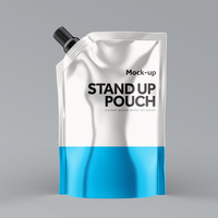 Sac à bec indépendant personnalisé de 30ml 60ml 100ml pochette de voyage rechargeable pour lotion crème pour le visage des yeux shampooing bec verseur